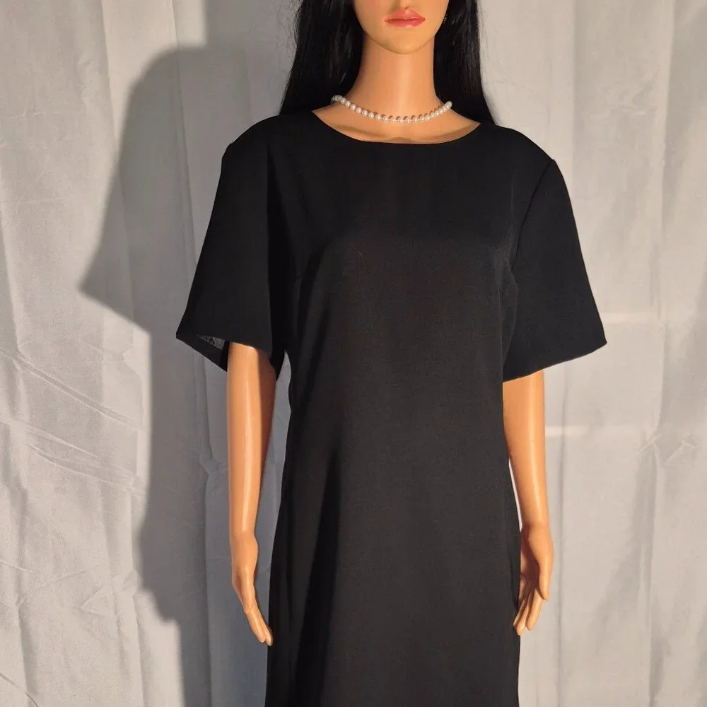 J.G. Hook Long black dress in size 18W - Picture 6 of 16